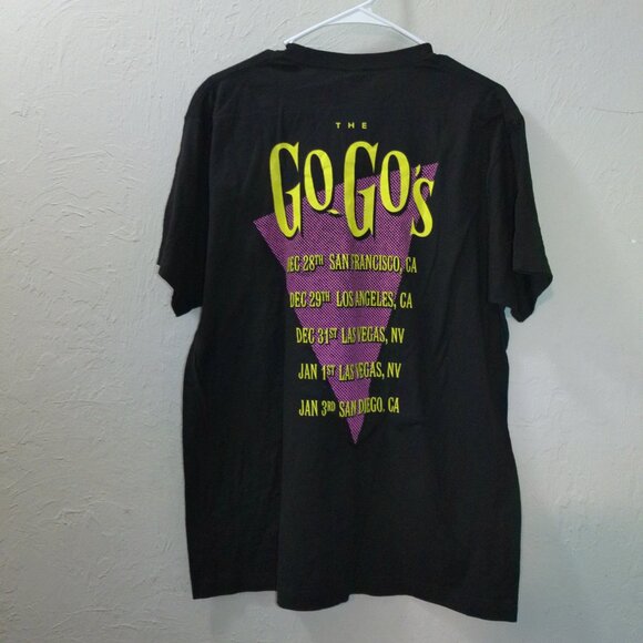The Go-Go’s Rainbow Logo Tour Graphic T-Shirt – Tultex 202 – Size Large - Picture 3 of 3
